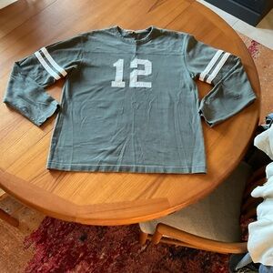 Fall 2003 Vintage Y2K Old Navy Long Sleeve Jersey Style T-shirt (date stamped).